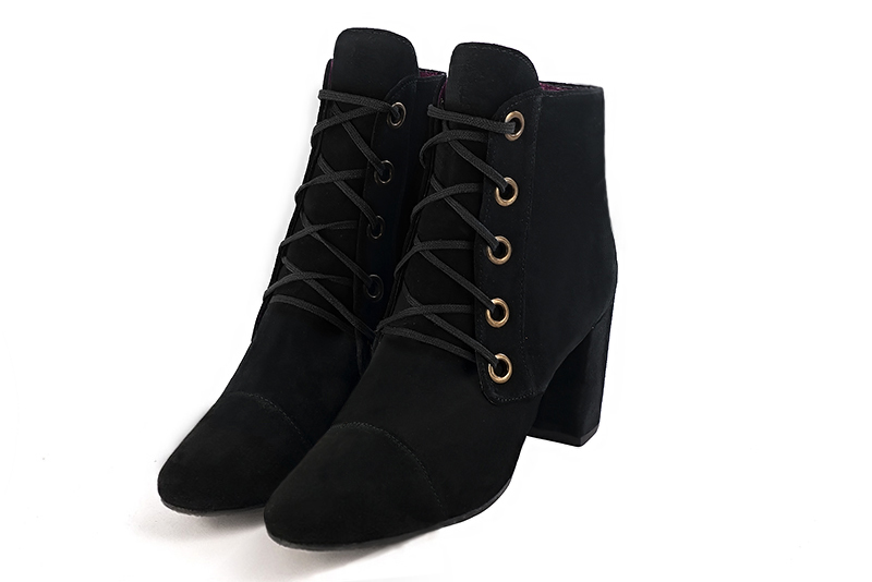 Matt black dress booties for women - Florence KOOIJMAN